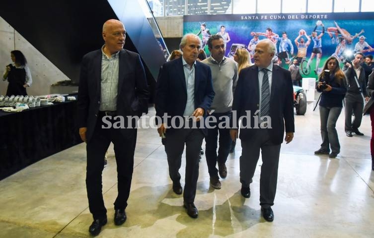 Bonfatti recorrió el futuro Museo del Deporte Santafesino: 
