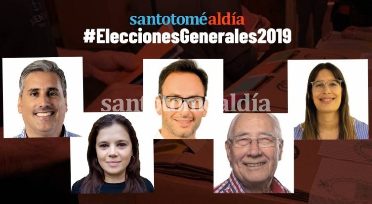 Concejales electos: dos bancas para el Frente Progresista, dos para Juntos y una para Cambiemos