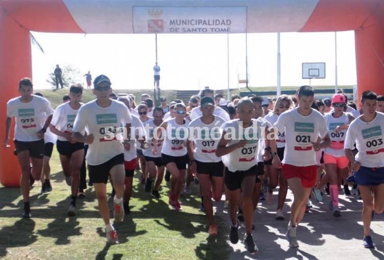 Santo Tomé fue sede de una nueva edición del maratón “Gladys Erbetta”. (Foto: Municipalidad de Santo Tomé)