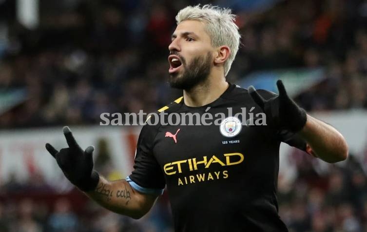 El dueño del gol: Agüero llegó a los 177 goles en la liga inglesa. (Foto: Reuters)