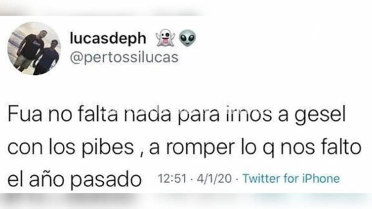 La cuenta de Pertossi fue cerrada tras su detención. (Foto: Infobae)