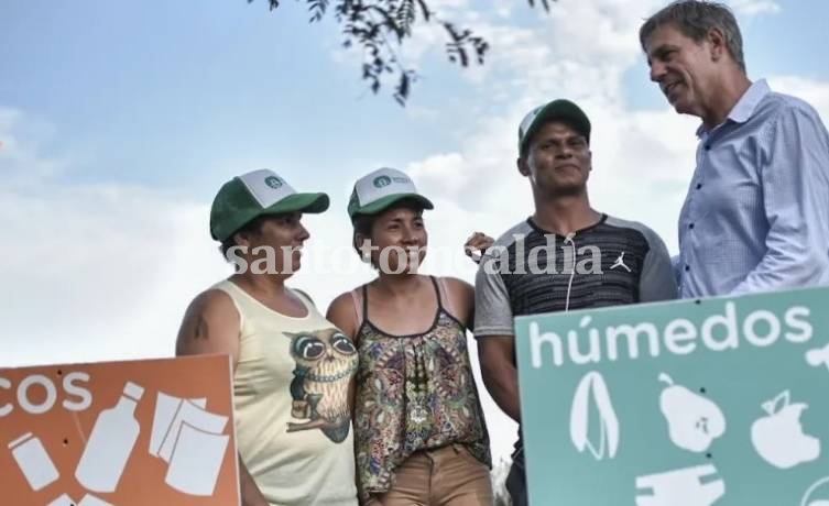 Santa Fe: Instalan puntos de reciclado para concientizar sobre la separación de residuos
