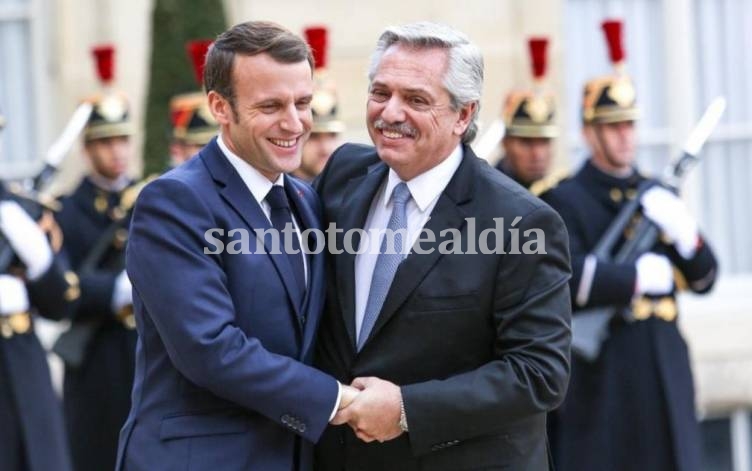 Alberto Fernández se reunió con Macron y afirmó que 