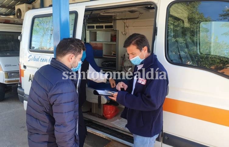 Marcos Castelló coordina el armado de los Centros de Aislamiento del departamento La Capital