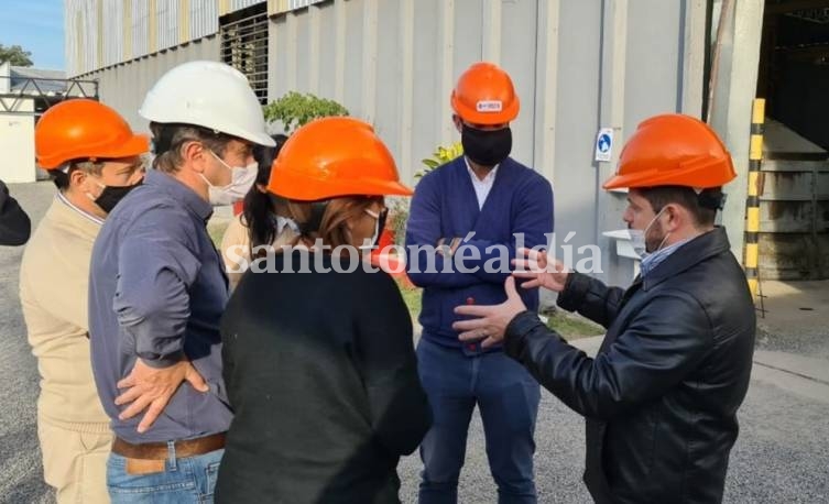 Castelló y Sukerman recorrieron parte del sector productivo del departamento