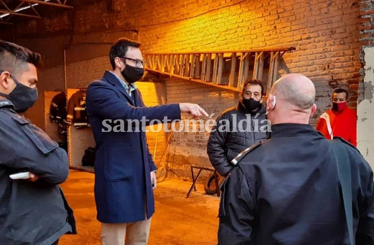 Ilchischen propone mejorar el ingreso al Cuartel de Bomberos