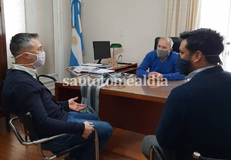 Alvizo continúa manteniendo reuniones con el Ministerio de Seguridad