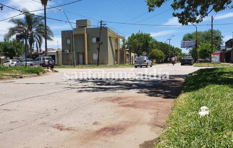 Murió una motociclista de 55 años atropellada por un automóvil
