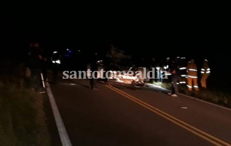 El siniestro se produjo sobre la Ruta 1. 