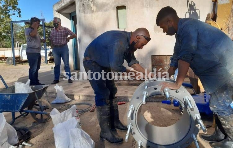 Realizan trabajos en el Tanque Central para aumentar la presión del agua