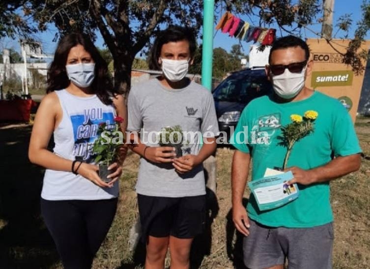 Se llevó a cabo una nueva jornada de canje ecológico