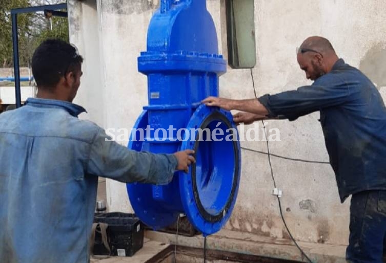 Concluyó la obra en el Tanque Central y el suministro de agua comienza a normalizarse