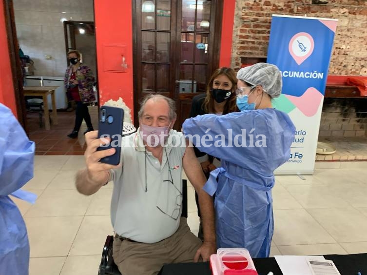 Comenzó a funcionar el nuevo Centro Único de Vacunación Covid de Santo Tomé