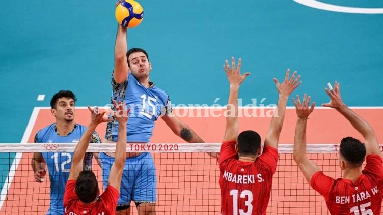 Vóley: Argentina mostró su carácter y dio vuelta un gran partido ante Túnez