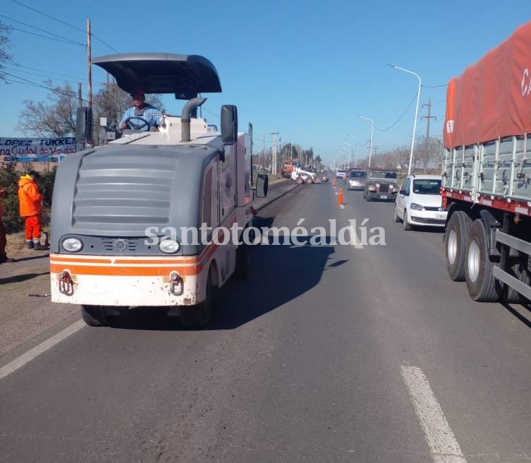 Vialidad suspendió las tareas de bacheo previstas para este miércoles en Avenida 7 de Marzo
