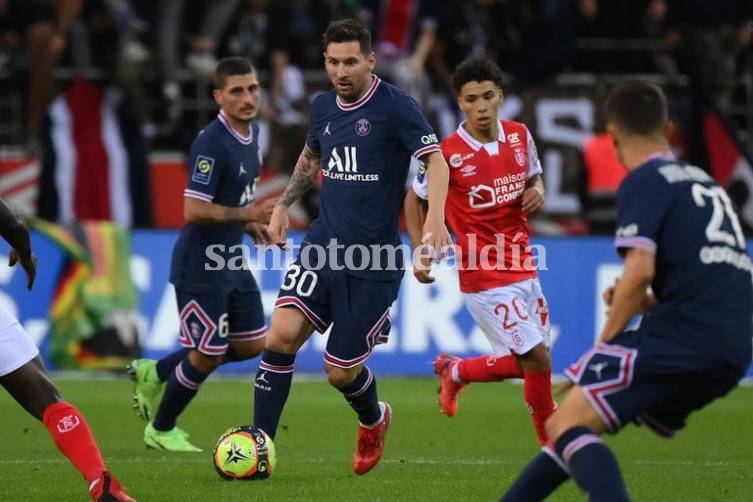 Messi entró a los 20 minutos del segundo tiempo en lugar de Neymar.