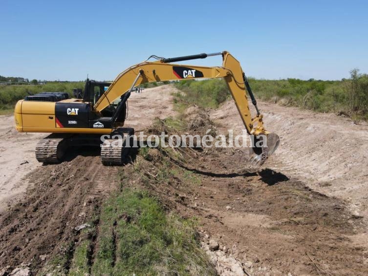 La obra contempla reacondicionamiento del canal y su limpieza.