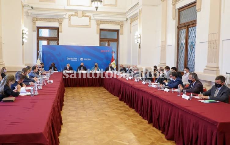Perotti encabezó la Junta Provincial de Seguridad