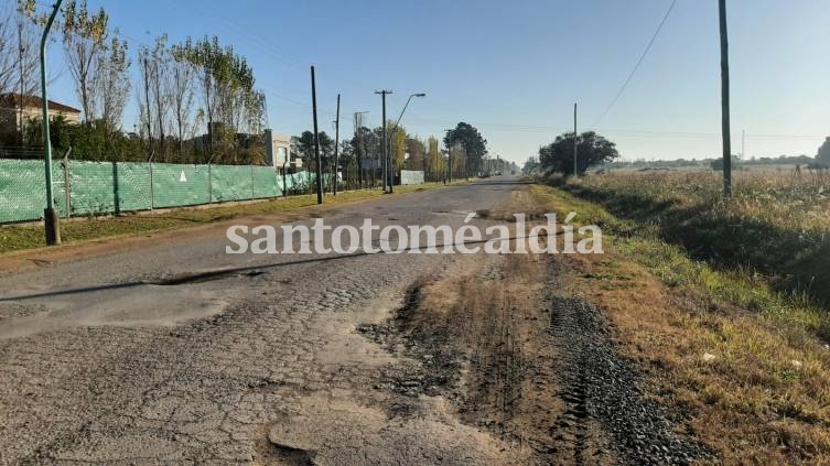 Se aprobó el proyecto de Palo Oliver y Florito para que el Gobierno Provincial evalúe la posibilidad de repavimentar el Acceso Norte