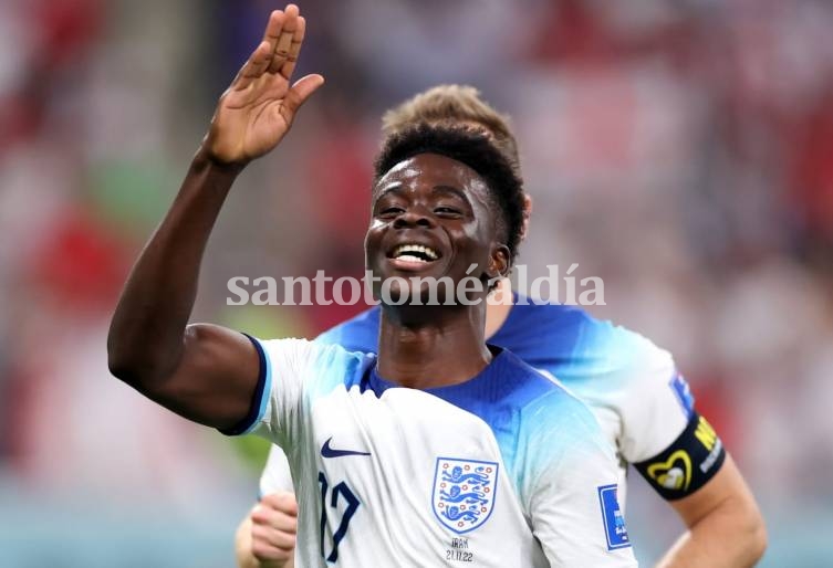 Saka, jugador del Arsenal, marcó dos goles. (Foto: Federación Inglesa de Fútbol)