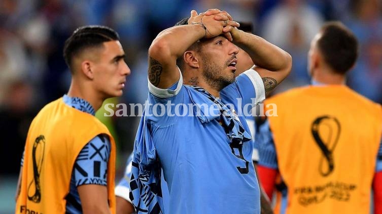 Suárez no pudo ocultar su tristeza por la eliminación.