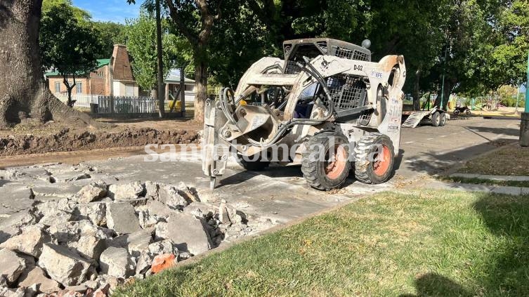 La Municipalidad avanza con el Plan de Bacheo 