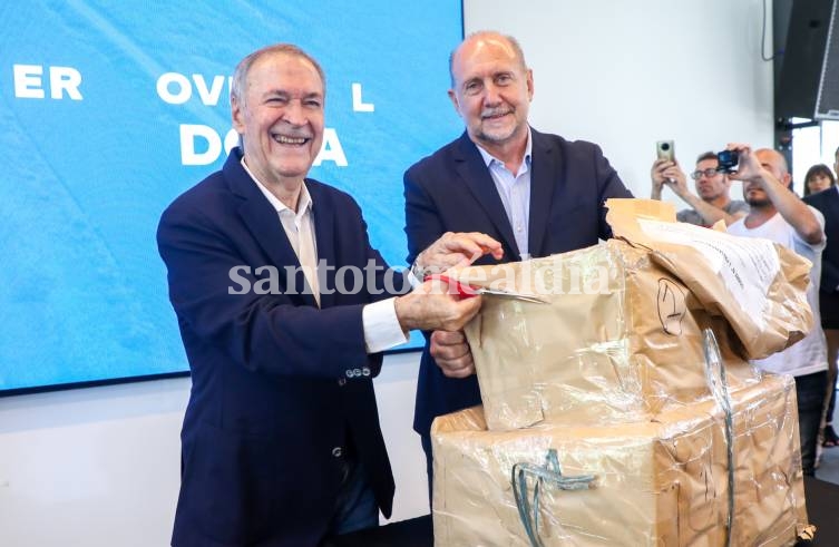 Perotti y Schiaretti encabezaron la apertura de ofertas.(Foto:GSF)