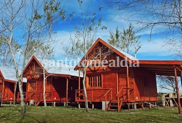 Fin de semana largo: ocupación total en cabañas de la costa santafesina