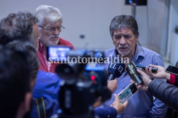 Las entidades gremiales brindaron una conferencia de prensa.