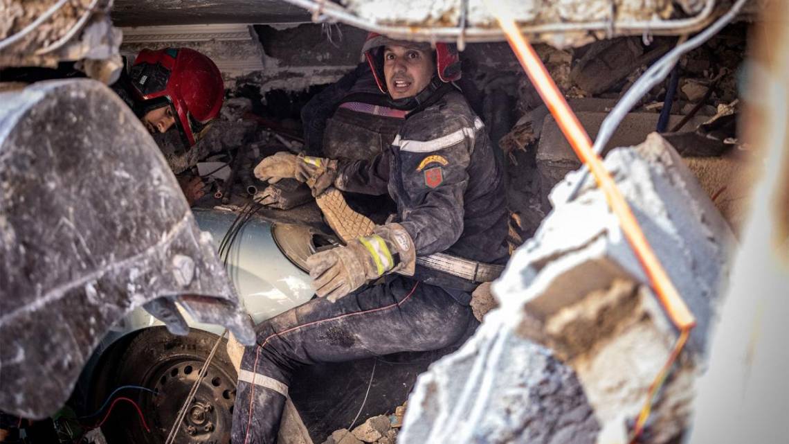 El terremoto de magnitud 6,8 que golpeó al centro de Marruecos este viernes es el más fuerte que ha vivido el área desde 1900. (Foto: AFP)