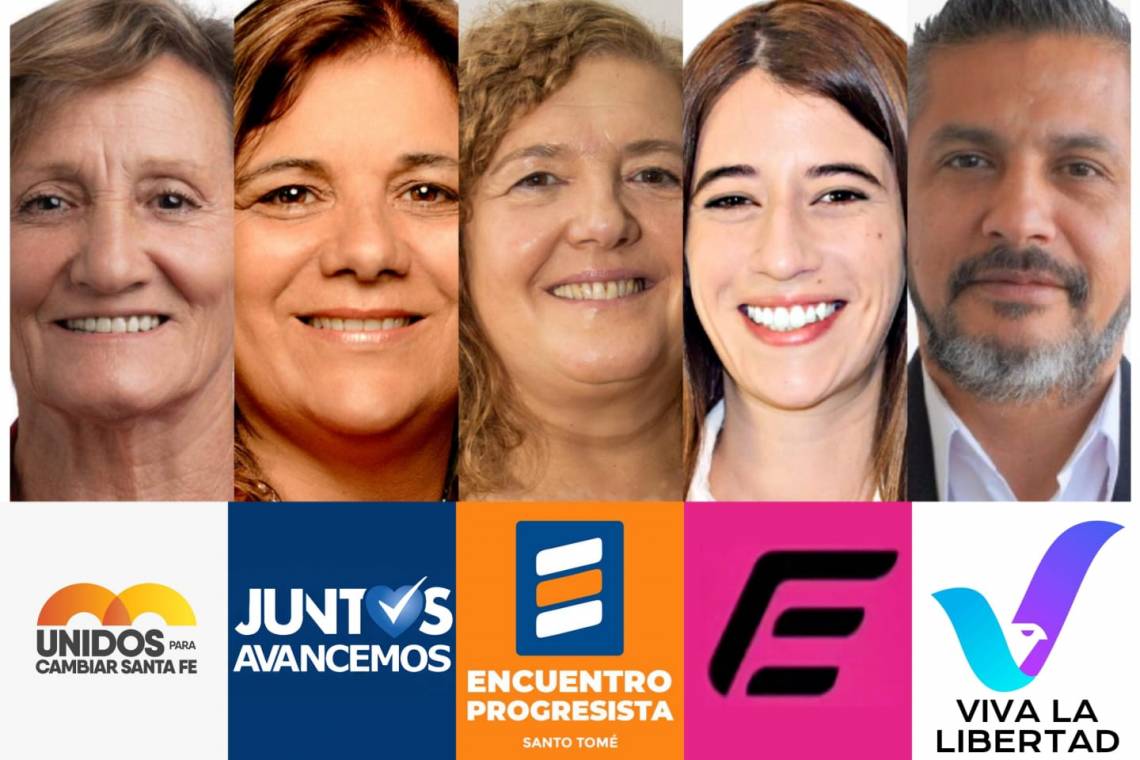 Cinco listas de concejales compiten por cinco bancas en la ciudad