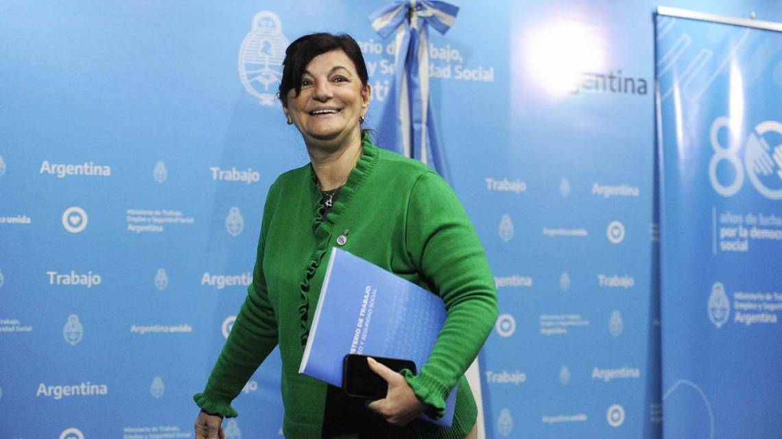 La ministra de Trabajo, Raquel ‘Kelly’ Olmos. (Foto: Télam)