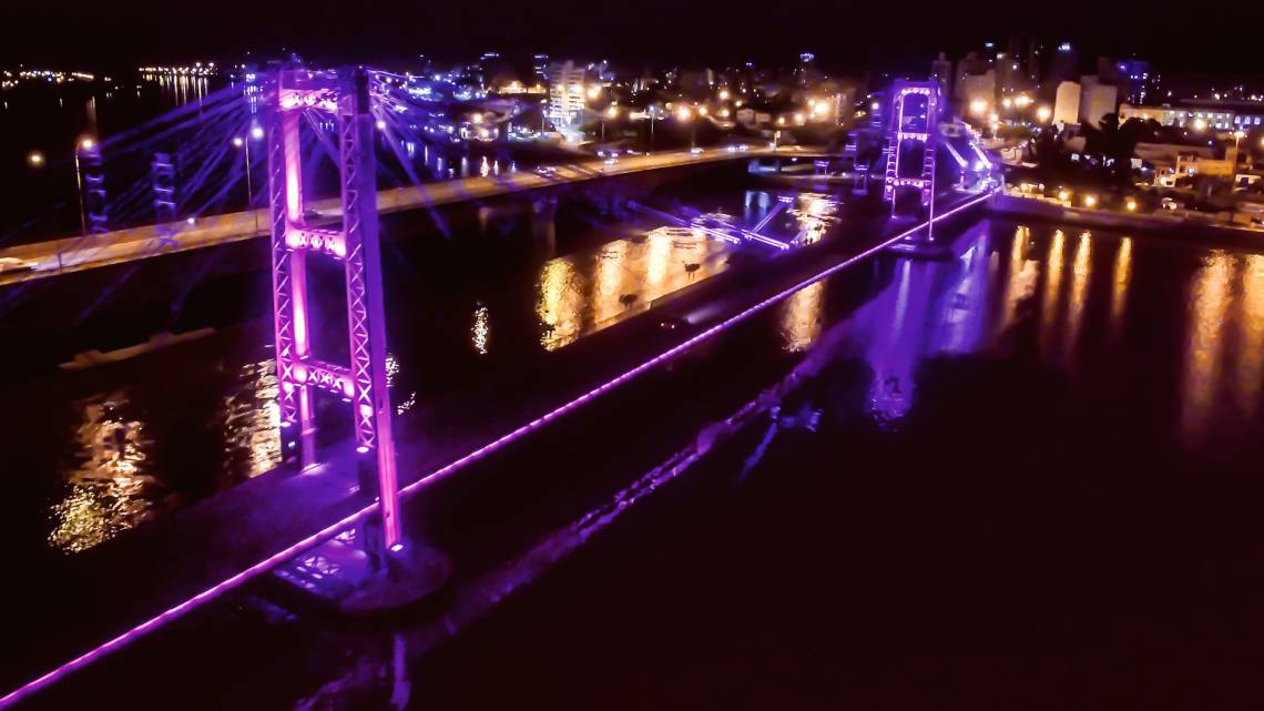 El Puente Colgante de Santa Fe, entre los 5 puentes turísticos más lindos de la Argentina. (Foto: GSF)