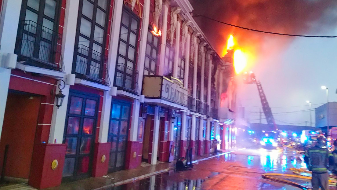 El incendio ocurrió en el salón La Fonda en en la zona de Atalayas, en Murcia. (Foto: Bomberos de Murcia)