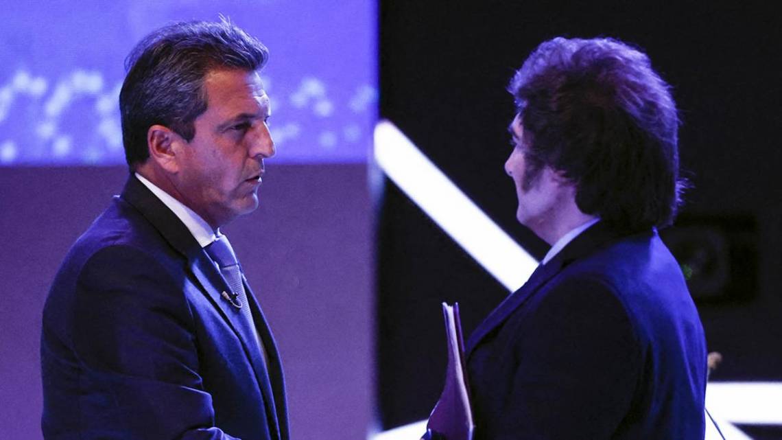 A una semana del balotaje, Massa y Milei se juegan a todo o nada en el último debate presidencial