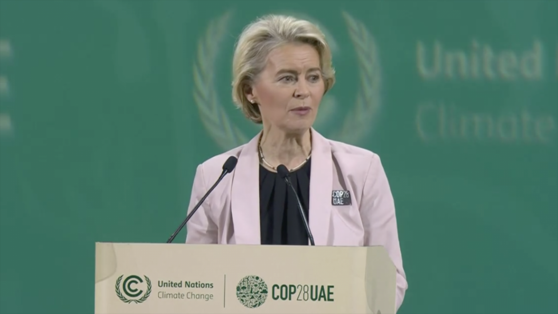 La presidenta de la Comisión Europea, Ursula von der Leyen.