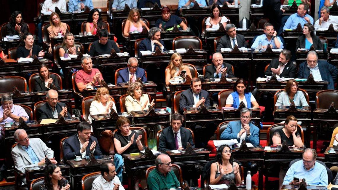 Ley de Bases: el megaproyecto llega al recinto de la Cámara de Diputados . (Foto: Télam)