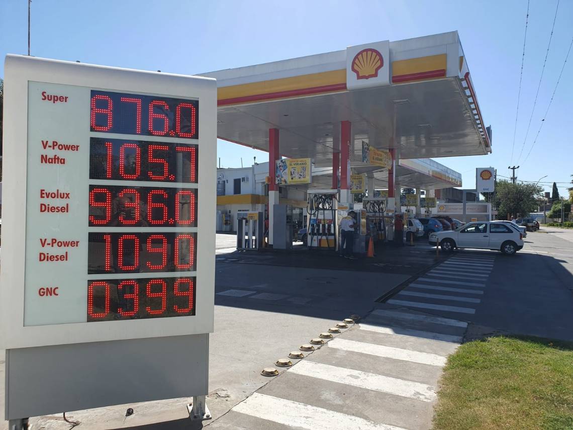 Los precios de Shell en nuestra ciudad, a partir del reciente aumento. (Foto: STD)