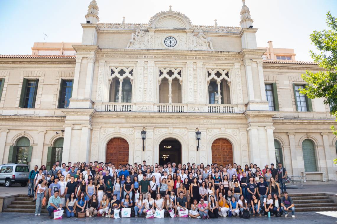 La Universidad Nacional del Litoral dio la bienvenida a 90 estudiantes intercambistas. (Foto: Prensa)