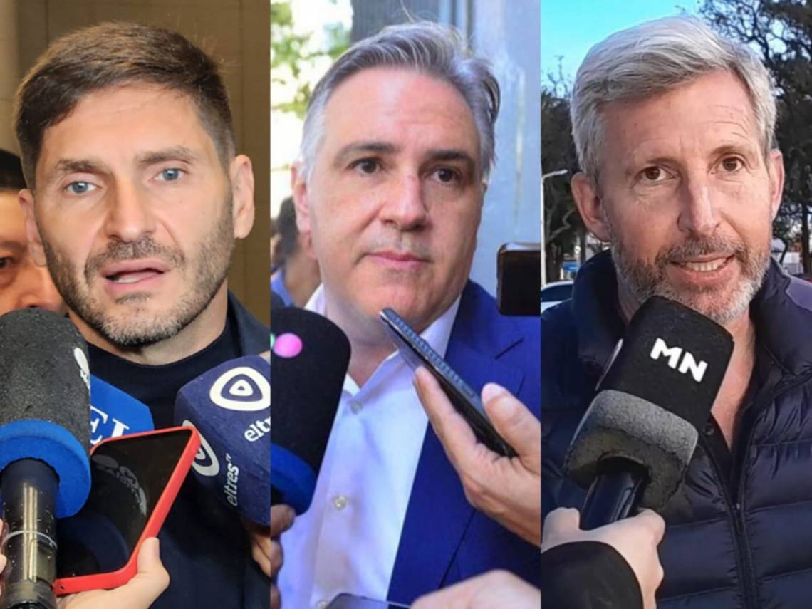 Pullaro, Llaryora y Frigerio. (Foto: STD)