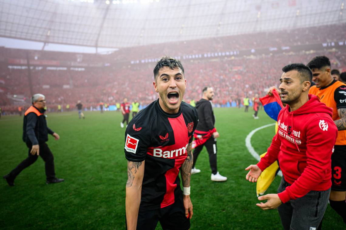 El Bayern Leverkusen de Exequiel Palacios logró su primer título en la historia de la Bundesliga