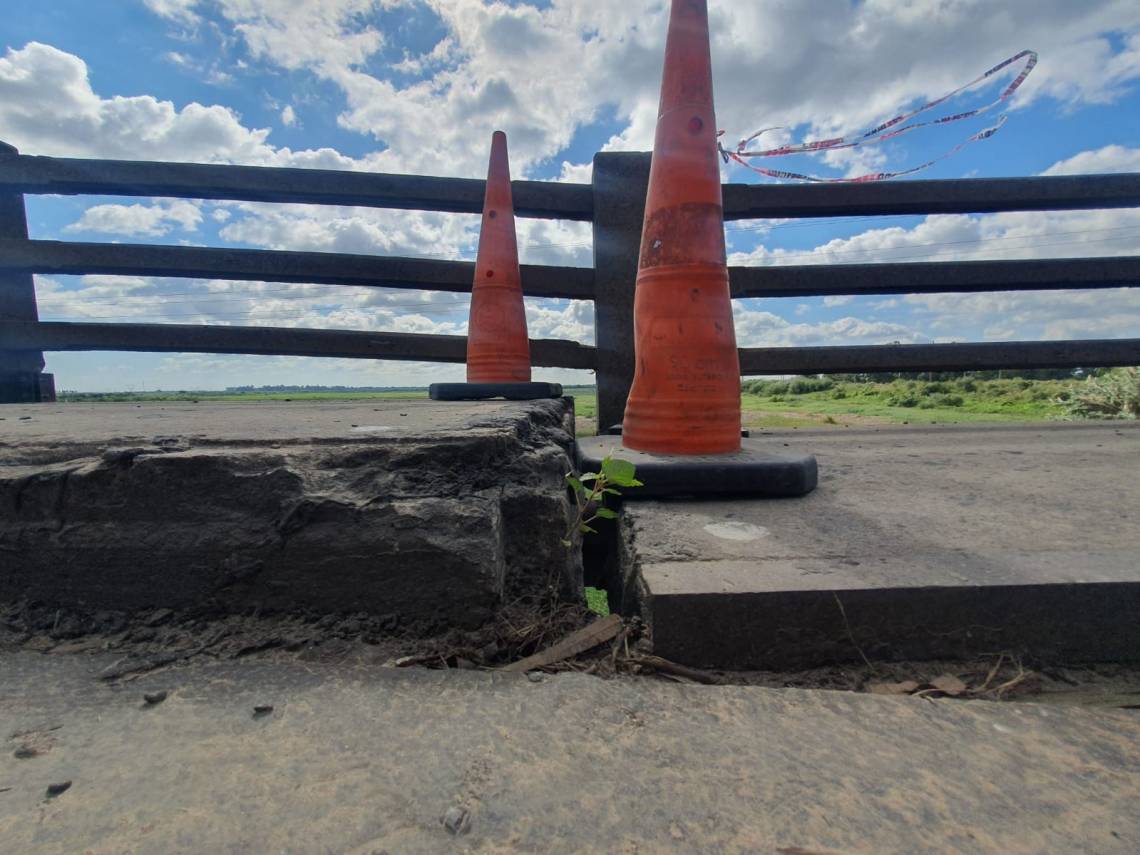 Vialidad Nacional anunció que este viernes comienzan a montar las primeras estructuras para reparar el puente Carretero