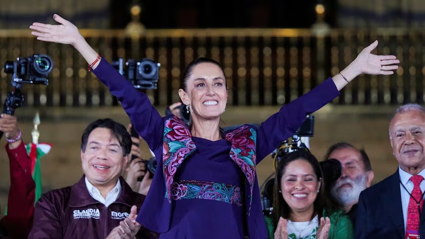 Sheinbaum fue elegida como la primera mujer presidenta de México por abrumadora mayoría