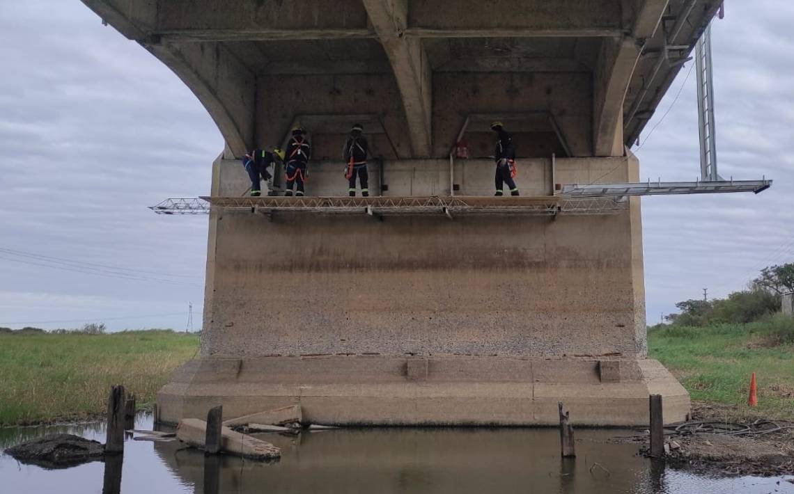 Puente Carretero: estiman que la reparación demandará, al menos, cuatro meses más de trabajo