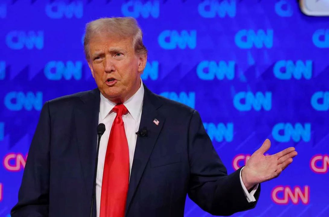 Donald Trump calificó a Kamala Harris de 