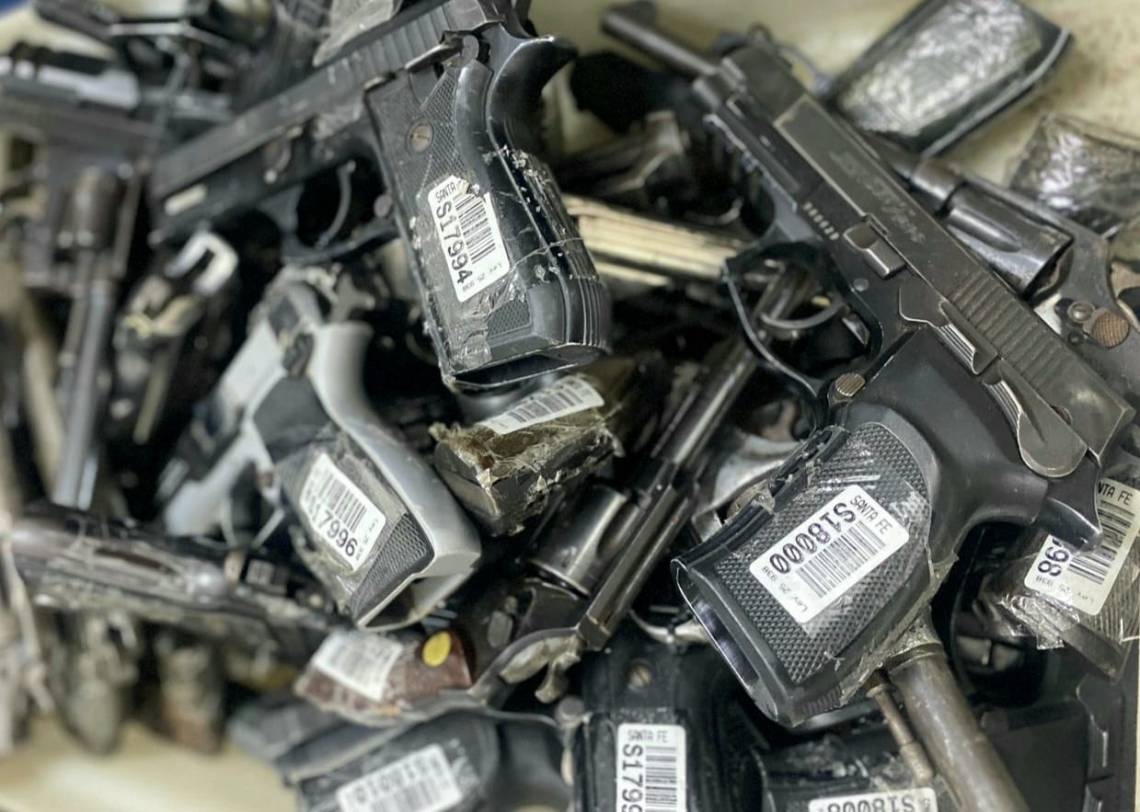 El MPA entregó 1.512 armas de fuego y 15.000 cartuchos para su destrucción