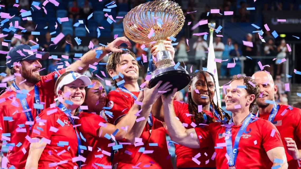 Tenis: Fritz y Gauff le dieron la United Cup a Estados Unidos