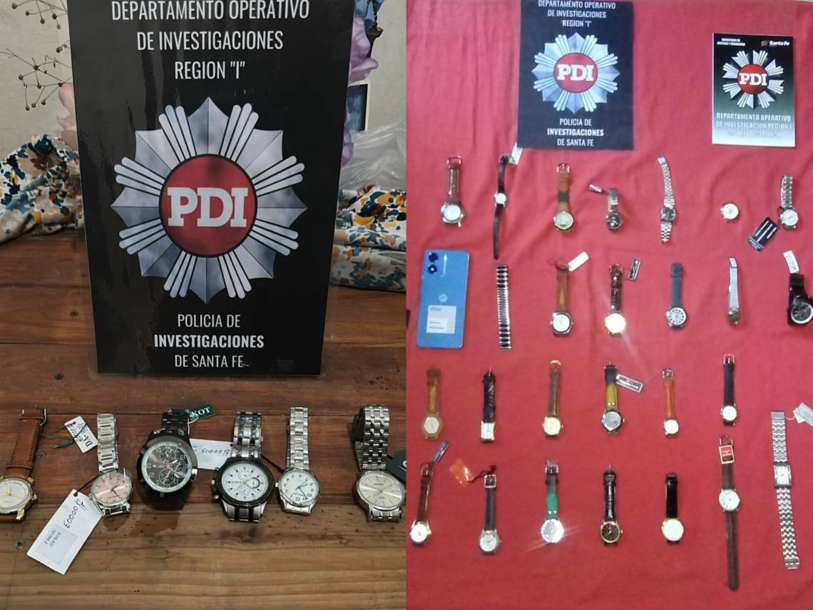Allanamientos en Santo Tomé y Santa Fe: cuatro detenidos por robos en joyerías de Esperanza y Gálvez