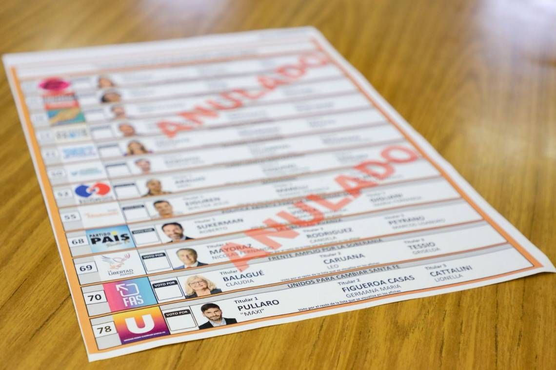 La Secretaría Electoral de la Provincia exhibió las Boletas Únicas que se utilizarán en las elecciones del 13 de abril