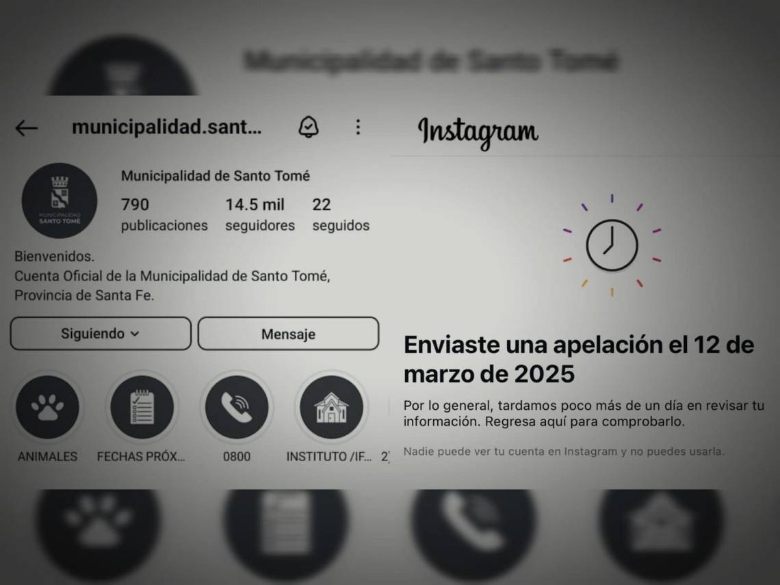 ¿Qué pasa con la cuenta de Instagram de la Municipalidad?